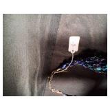 Beautiful Midnight Blue Necklace With Matching Pendent.