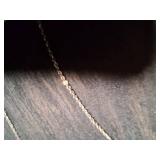 Silver Chain With Heart Pendent Necklace.