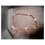 Light & Dark Colored Beaded Necklace.