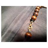 Light & Dark Colored Beaded Necklace.