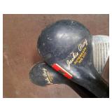 Jackie Pung Autograph Golf Clubs.