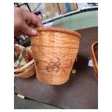 Assortment of Decorative Woven Baskets