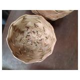 Set of 2 Decorative Woven Baskets