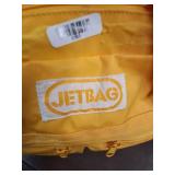 Jetbag filled with yarn