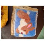 Jetbag filled with yarn