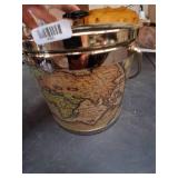 Map Design Small Bucket With Lid.