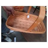 Misc. Decorative Woven Basket and Longaberger Basket