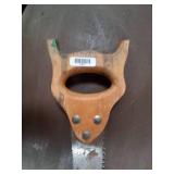Saw With Wooden Carved Handle