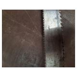 Saw With Wooden Carved Handle