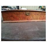 Vintage Engraved Wooden Box