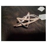 Silver Star and Heart Pins