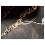 Gold Bracelet with Letters