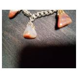 Rock Charm Chain Bracelet
