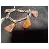 Rock Charm Chain Bracelet