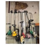 Assortment of weed whackers