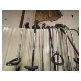 Assortment of weed whackers