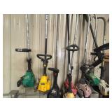 Assortment of weed whackers