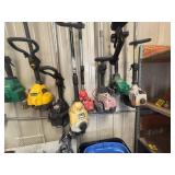 Assortment of weed whackers