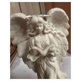 Vintage White Angel Figurine