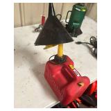 Red Plastic Gas Can with Funnel