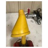 Red Plastic Gas Can with Funnel