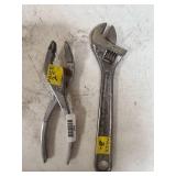 Adjustable Wrench and pliers