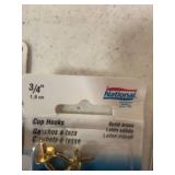 National Hardware Ceiling & Cup Hooks Set