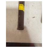 Vintage Claw Hammer with Wooden Handle and chisel