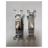 Vintage Single-Pole Light Switches
