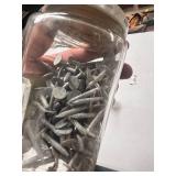 Bulk Hardware Screws with Price Labels