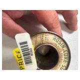 Rosin core solder