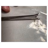 Leather case wire ties