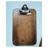 Wooden Clipboard with Barcode