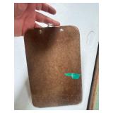 Wooden Clipboard with Barcode