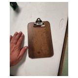 Wooden Clipboard with Barcode
