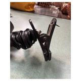 Brown Adjustable Desk Lamp with Clamp