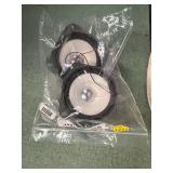 A pair of small speakers