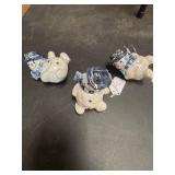Ceramic Snowman Holiday Ornaments