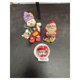Vintage Christmas Figurine Set