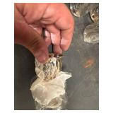 Small silver cup and set of mini goblets