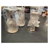 Small silver cup and set of mini goblets