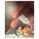 Vintage Disney Collector Pin Set and croc charm