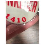 Vintage KWB Hunkerer 1410 Industrial Button Badge