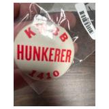 Vintage KWB Hunkerer 1410 Industrial Button Badge