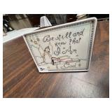 Home decor and assortment of keychains