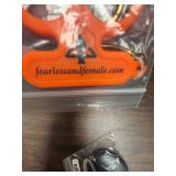 Orange Self-Defense Cat Keychain