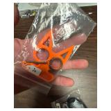 Orange Self-Defense Cat Keychain