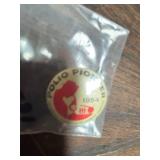 1954 Pioneer and Goldwater Miller Campaign Buttons