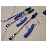 14.5 Tire Spoon Tool Kit, Tire Changing Tools Removal Tools for Motorcycle, Dirt Bike, ATV, Including 3 Tire Spoons, 3 Rim Protectors, 6 Valve Cores, 1 Valve, 1 Portable Bag"