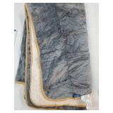 Bedsure Waterproof Dog Blankets for Extra Large Dogs - XL Cat Blanket Washable for Couch Protection, Sherpa Fleece Puppy Blanket, Soft Plush Reversible Throw Furniture Protector, 50x60, Grey